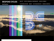 Tablet Screenshot of bespokecyclessf.com